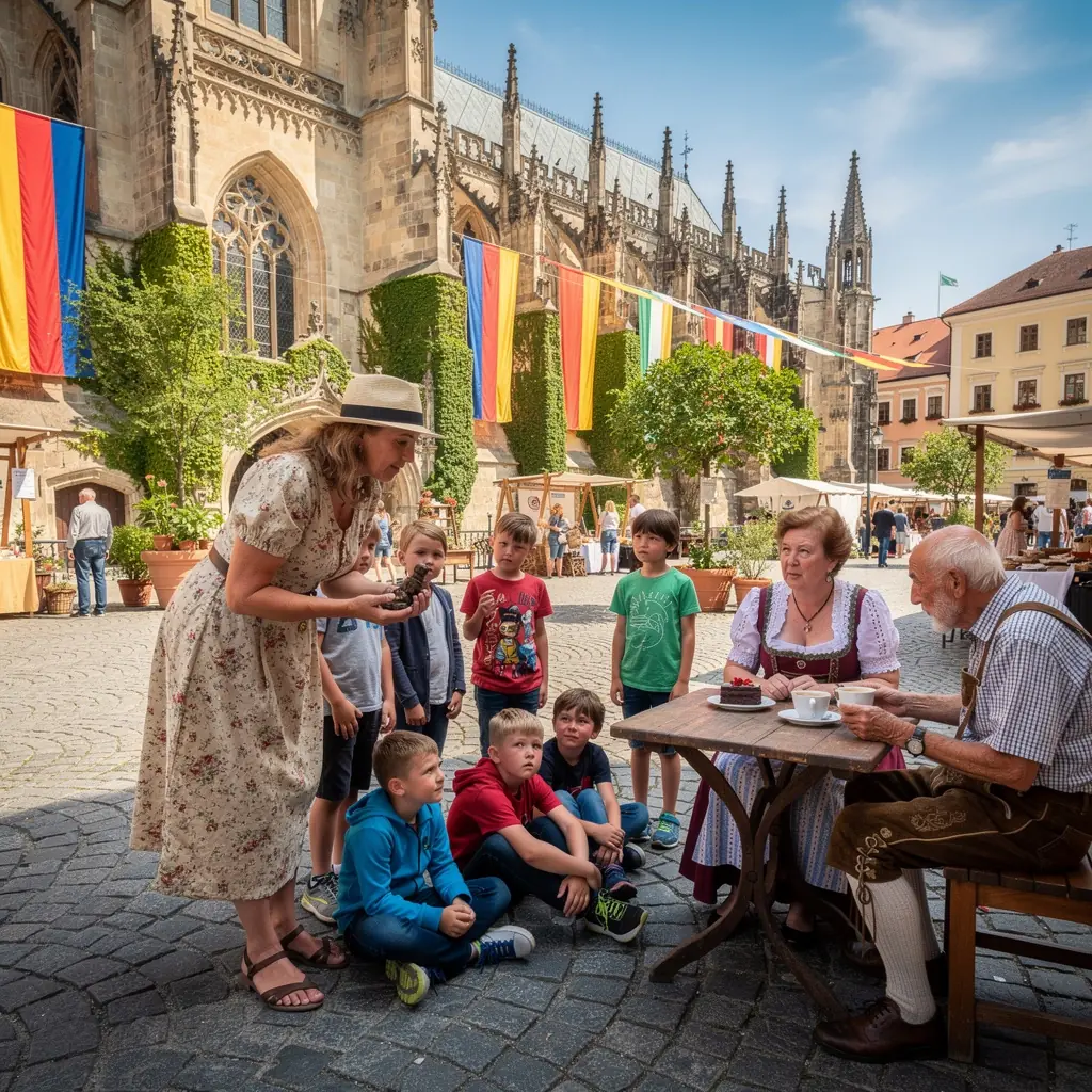 Ein Porträt eines berühmten österreichischen Historikers, das die Leidenschaft für die Geschichtsforschung widerspiegelt.